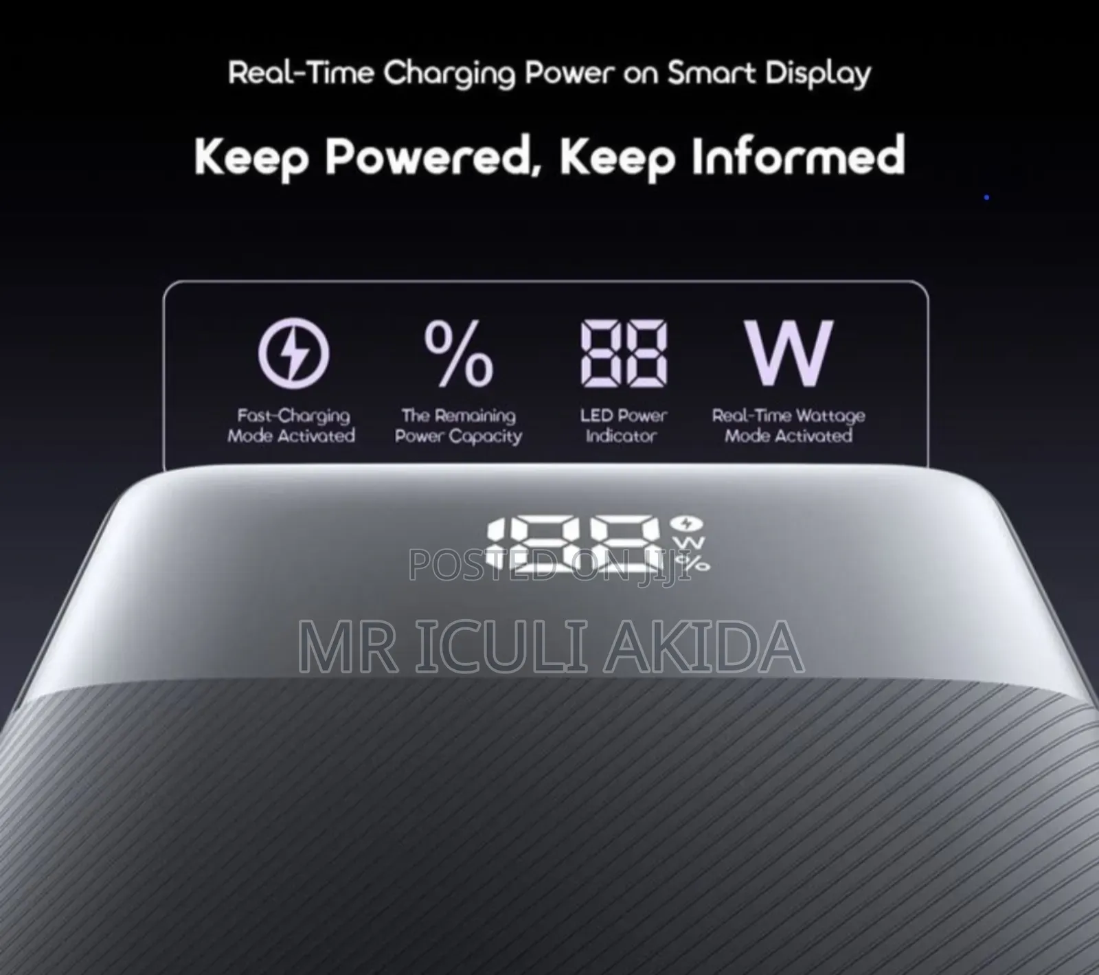 Oraimo Power Nova Q21 20000mah 22.5w Super Fast Original Power Bank