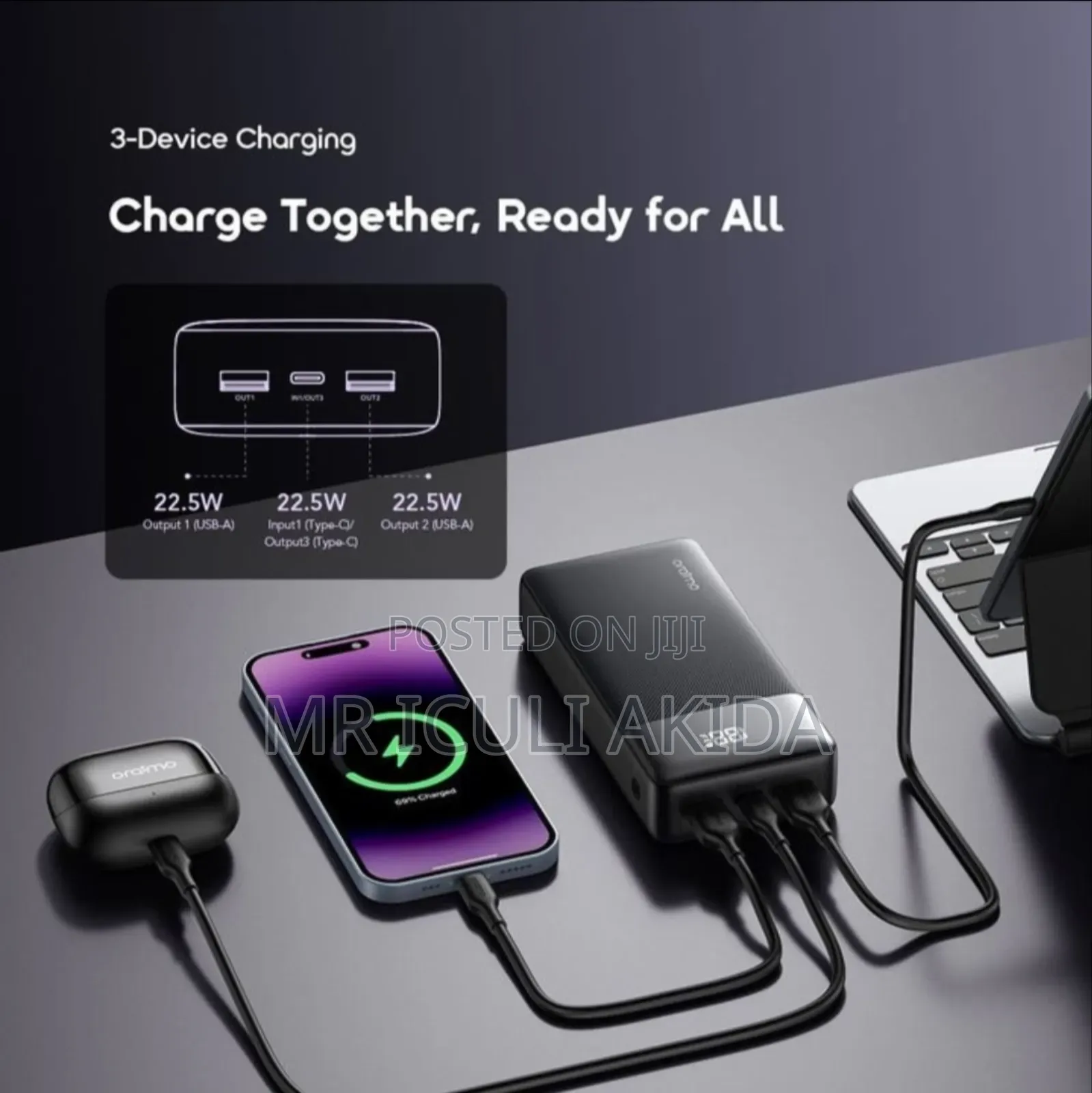 Oraimo Power Nova Q21 20000mah 22.5w Super Fast Original Power Bank