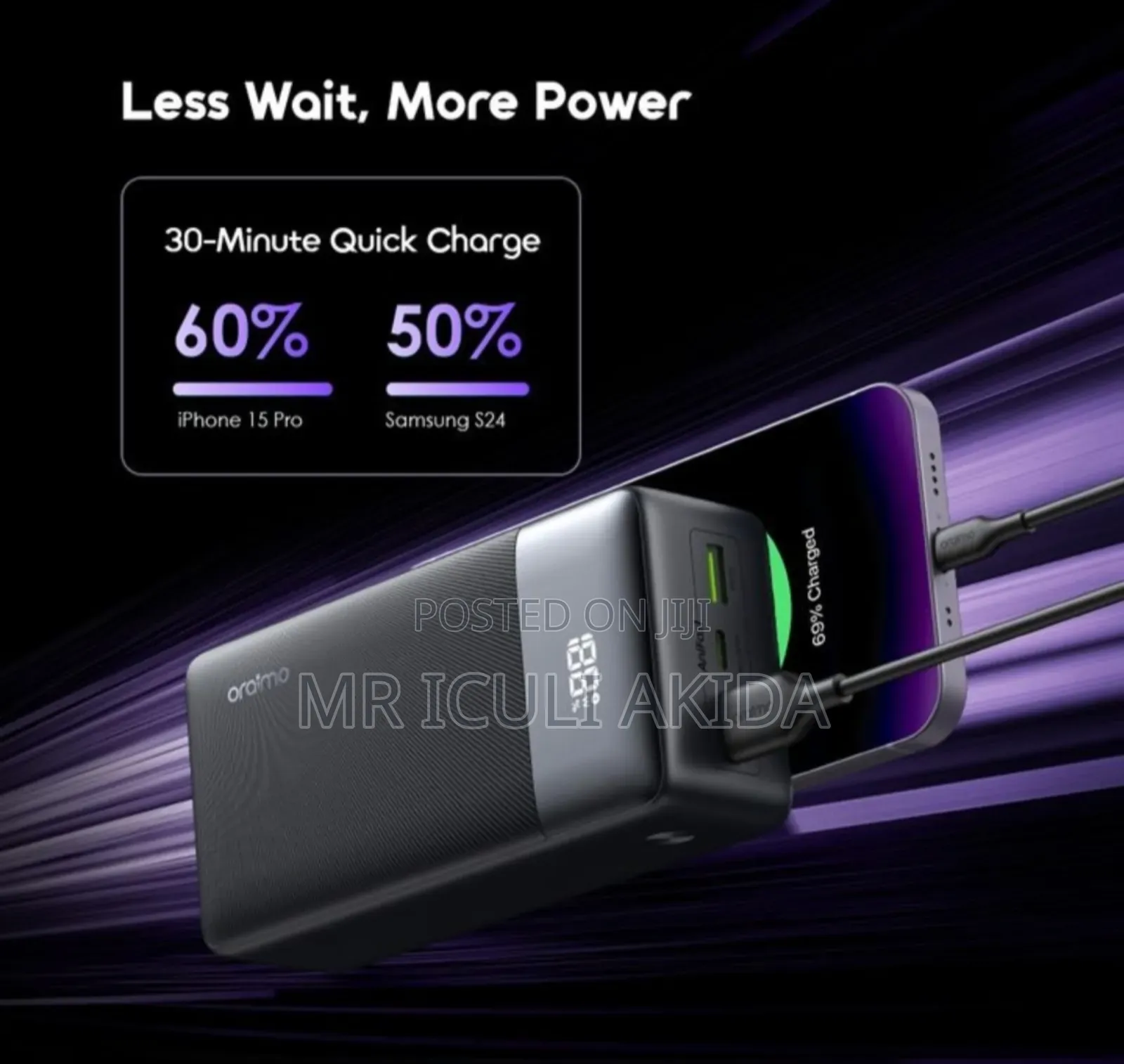 Original Oraimo Power Nova Qf1 27000mah 22.5w Power Bank