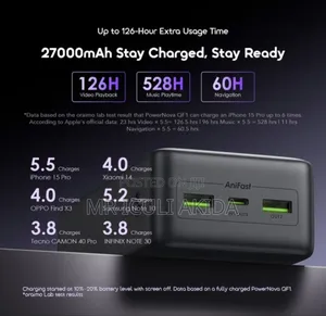 Original Oraimo Power Nova Qf1 27000mah 22.5w Power Bank