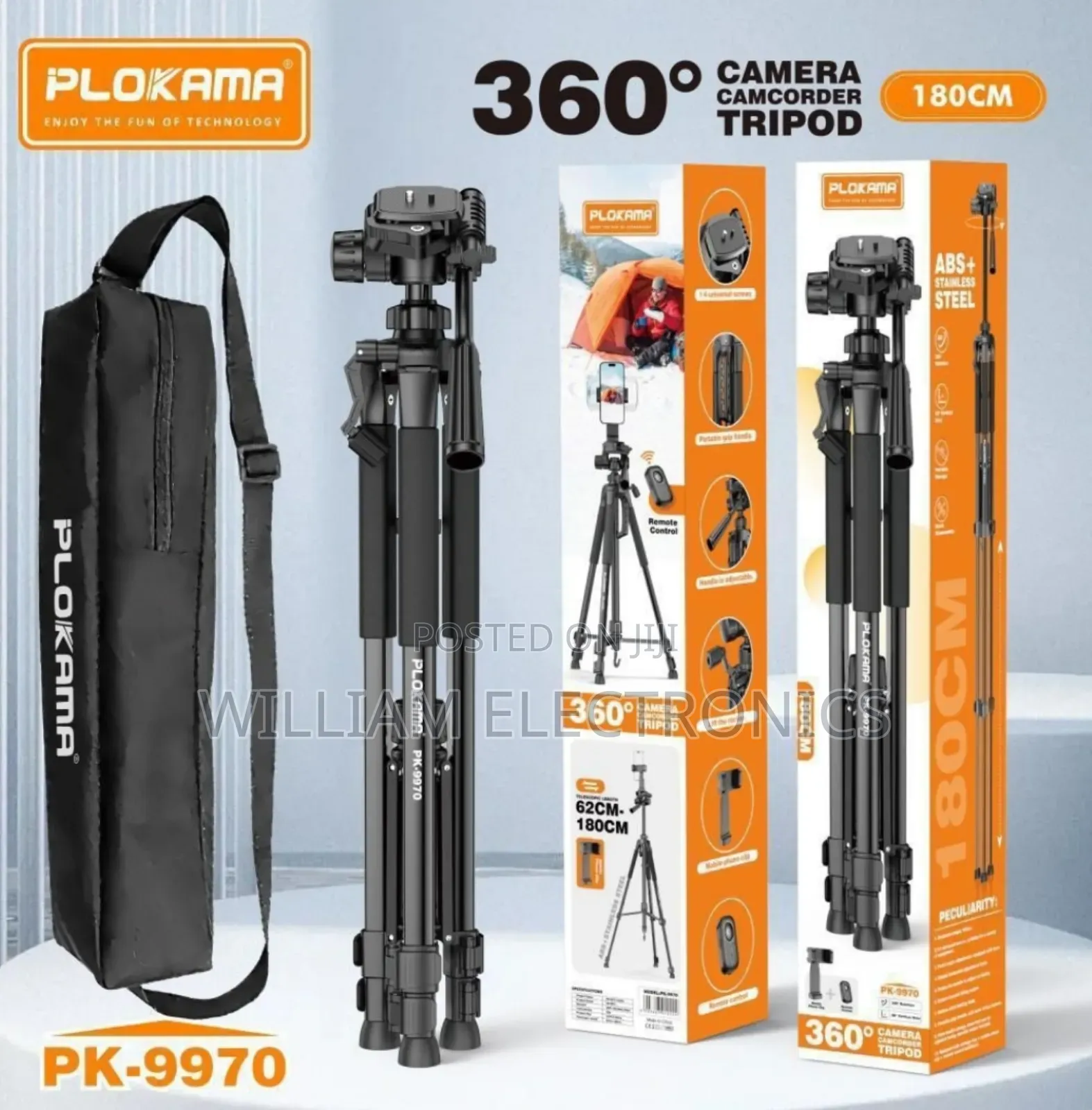 Plokama Pk9970 Professional Tripod For Mobile Camera