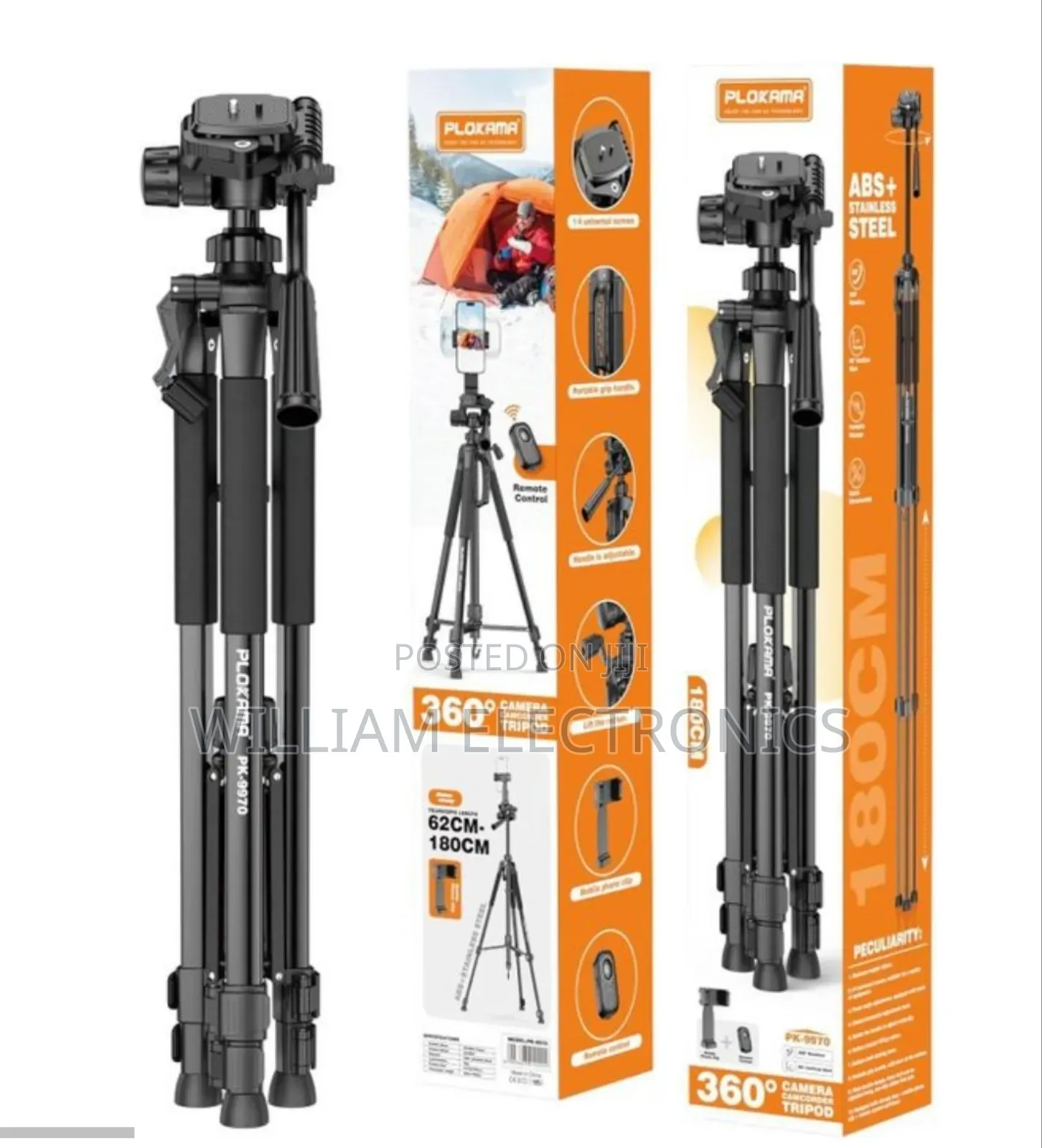 Plokama Pk9970 Professional Tripod For Mobile Camera