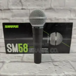 Shure Sm58 Dynamic Vocal Microphone.
