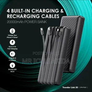 Original Oraimo Travellers Link 20 20000mah 12w Super Fast Power Bank