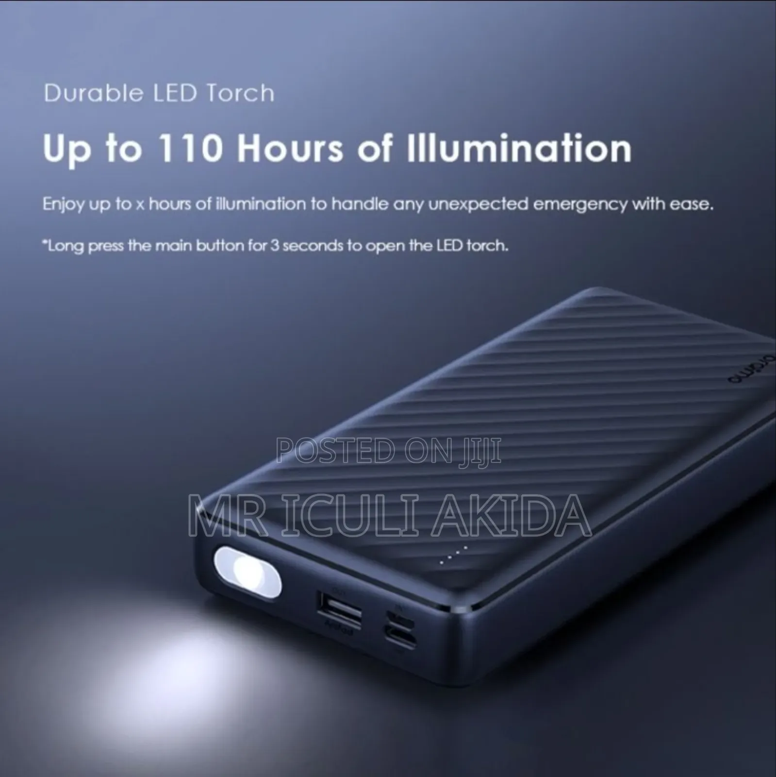 Original Oraimo Travellers Link 20 20000mah 12w Super Fast Power Bank