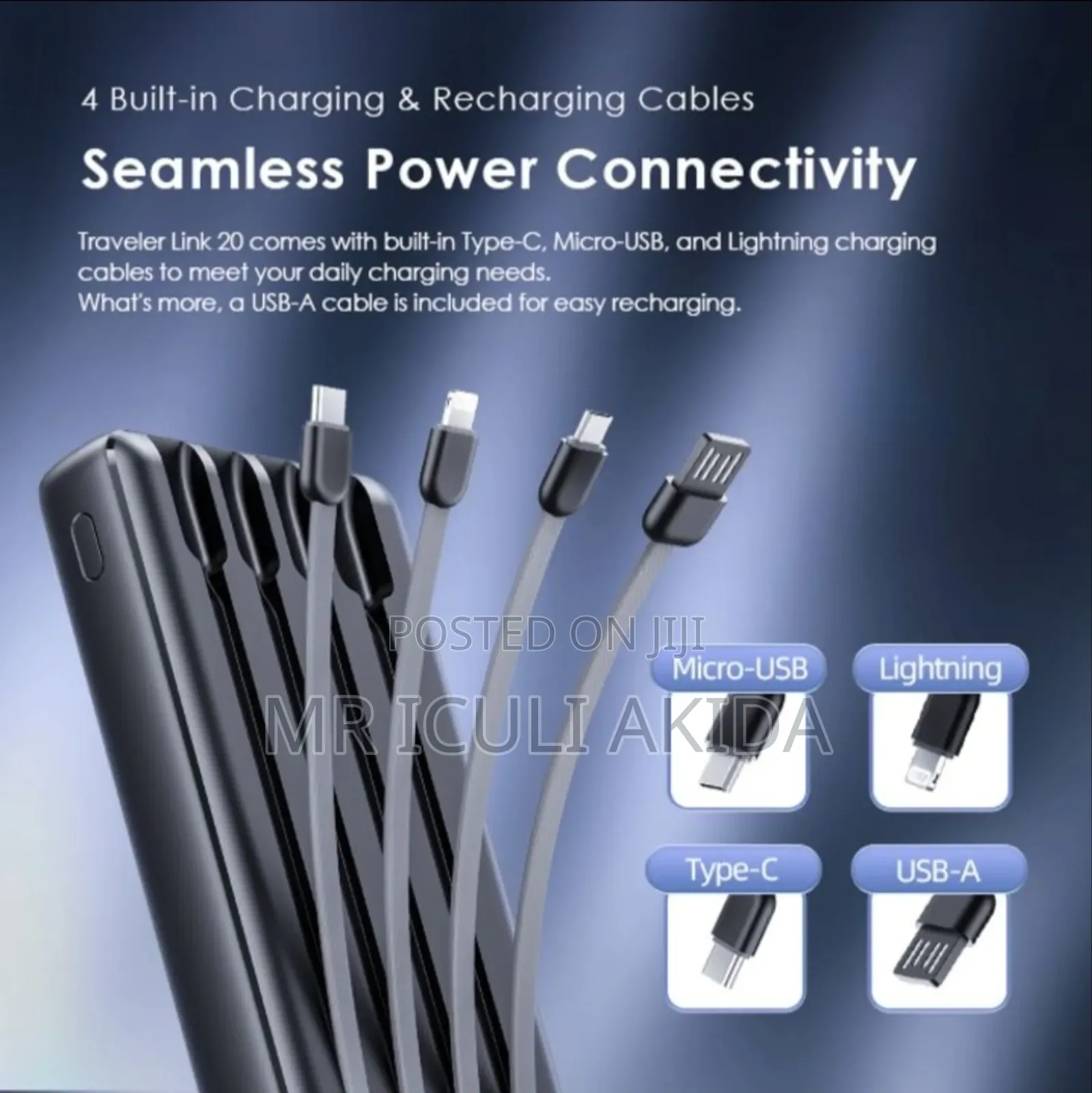 Original Oraimo Travellers Link 20 20000mah 12w Super Fast Power Bank