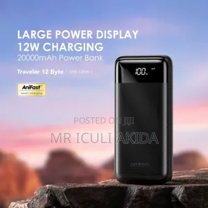 Original Oraimo Travellers 12bytes 20000mah Power Bank