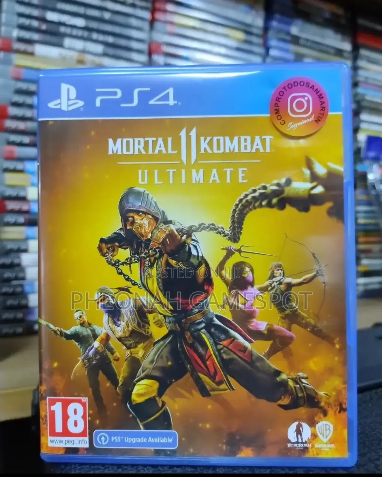Mortal Kombat 11 Ultimate Game Cd For Ps4. Finish Him.