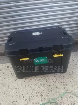 Plastic Black Storage Boxes Heavy-Duty 1pc Black Storage Boxeavy 1pc
