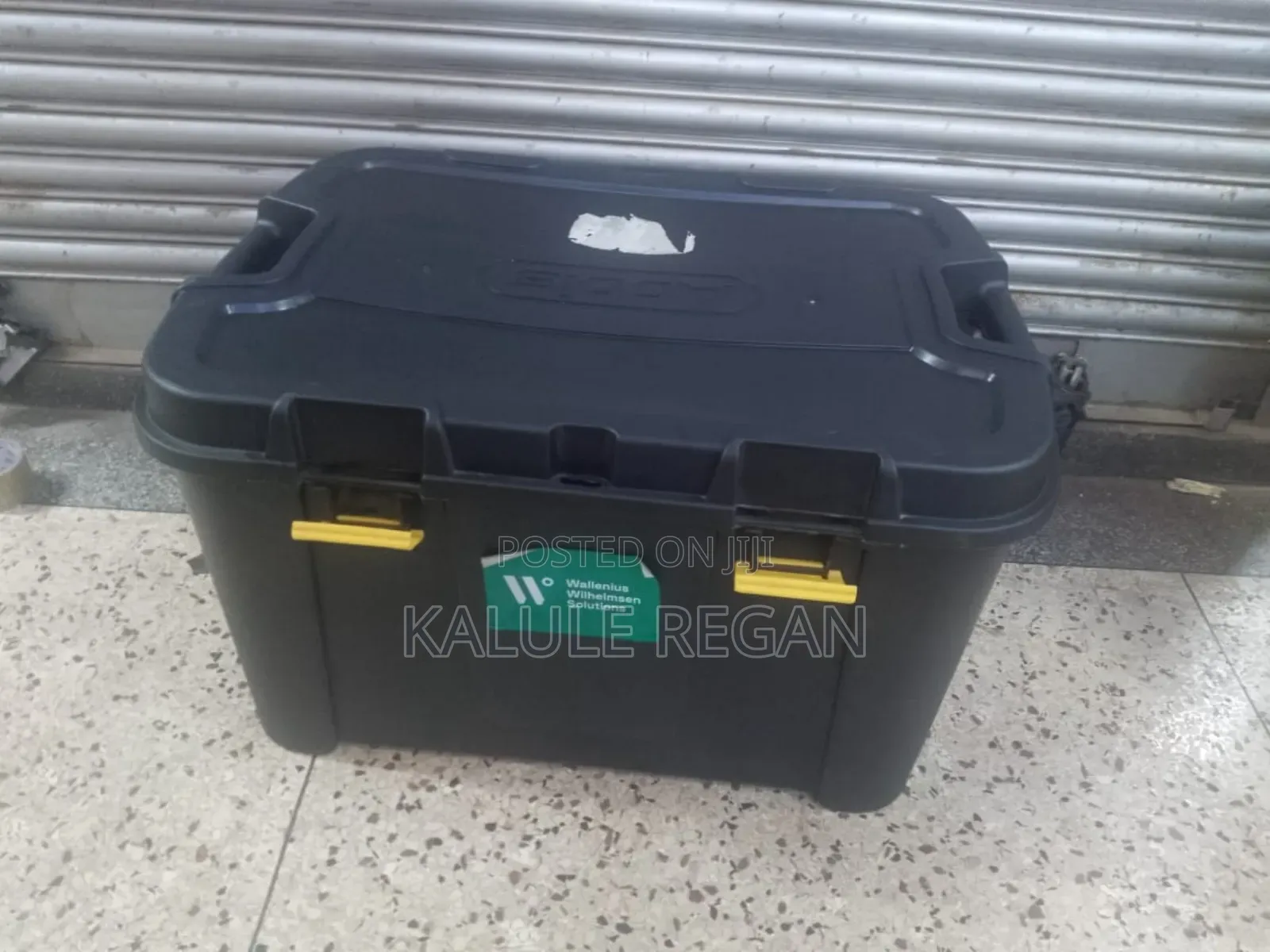 Plastic Black Storage Boxes Heavy-Duty 1pc Black Storage Boxeavy 1pc