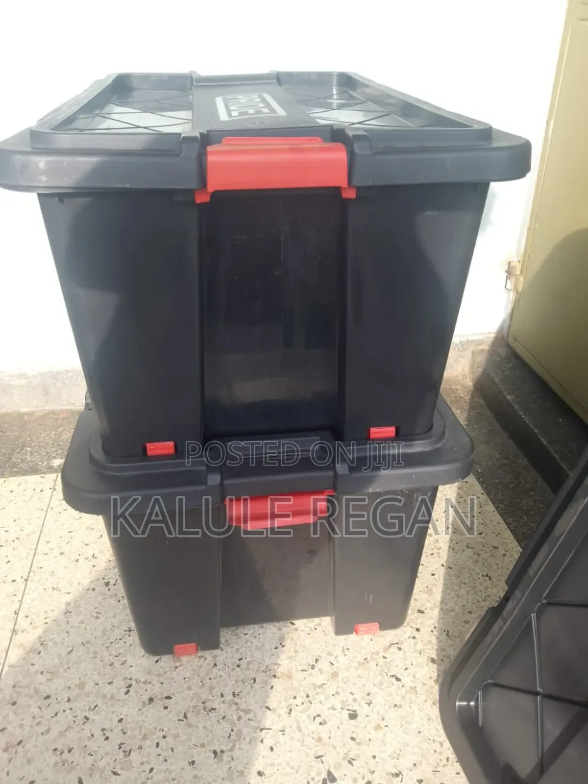 Heavy-Duty Plastic Storage Boxes Brand New