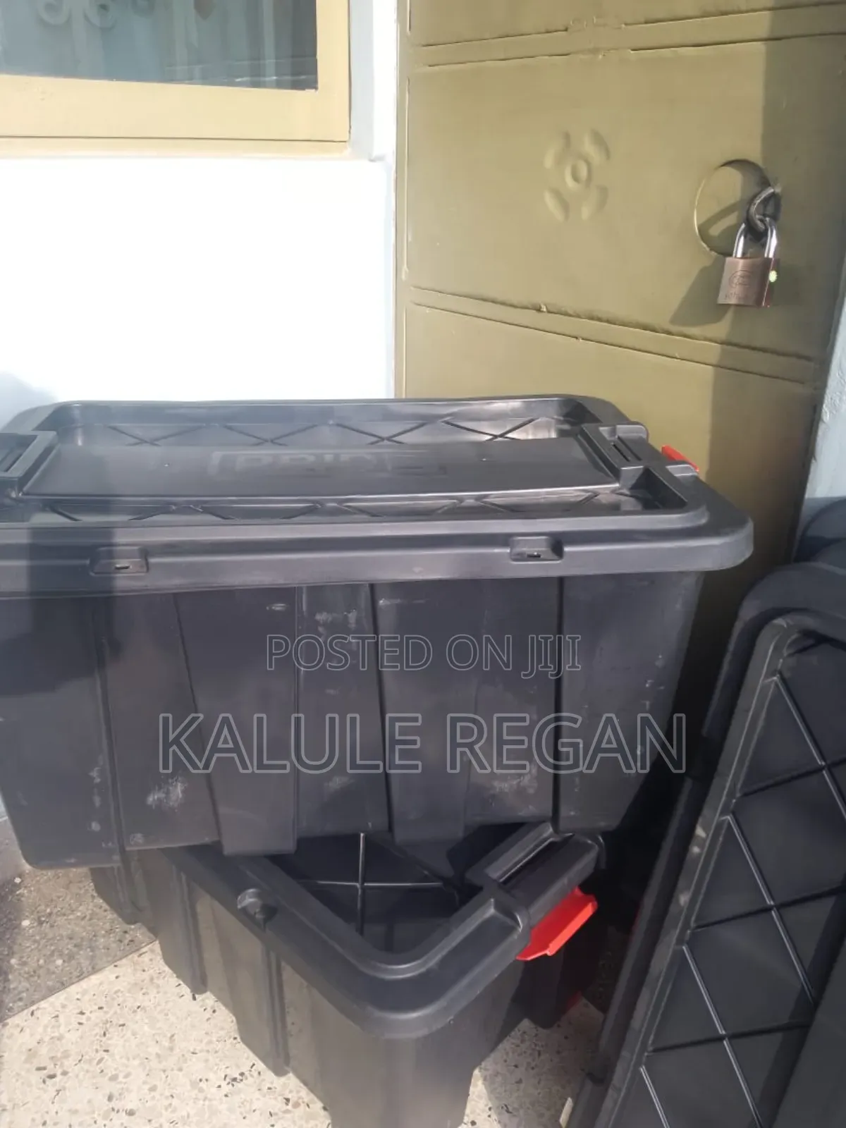Heavy-Duty Plastic Storage Boxes Brand New