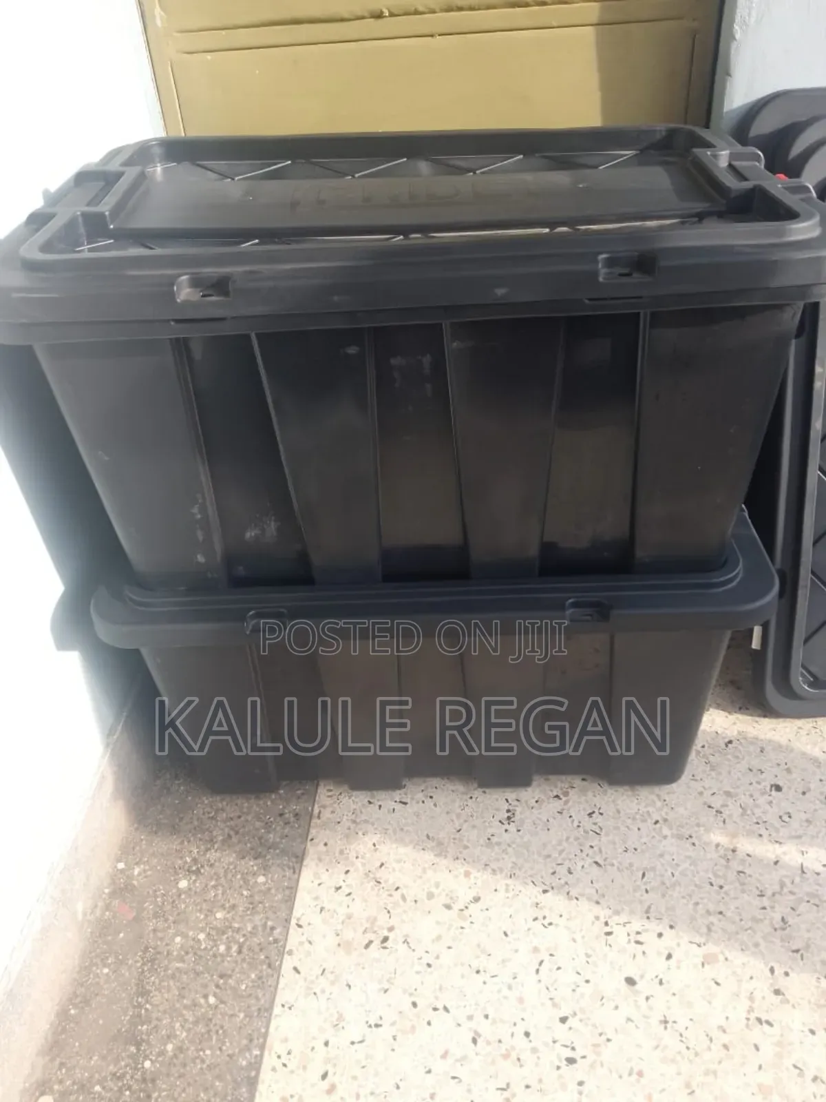 Heavy-Duty Plastic Storage Boxes Brand New