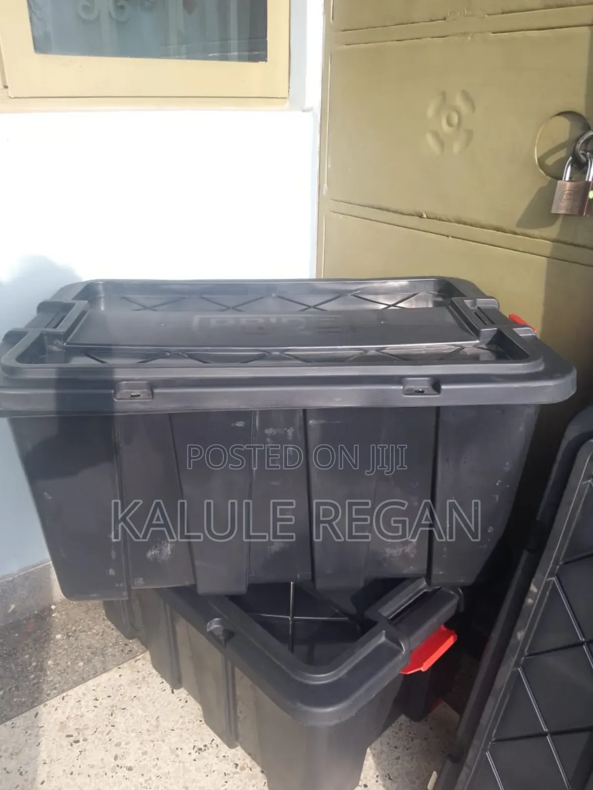 Heavy-Duty Plastic Storage Boxes Brand New
