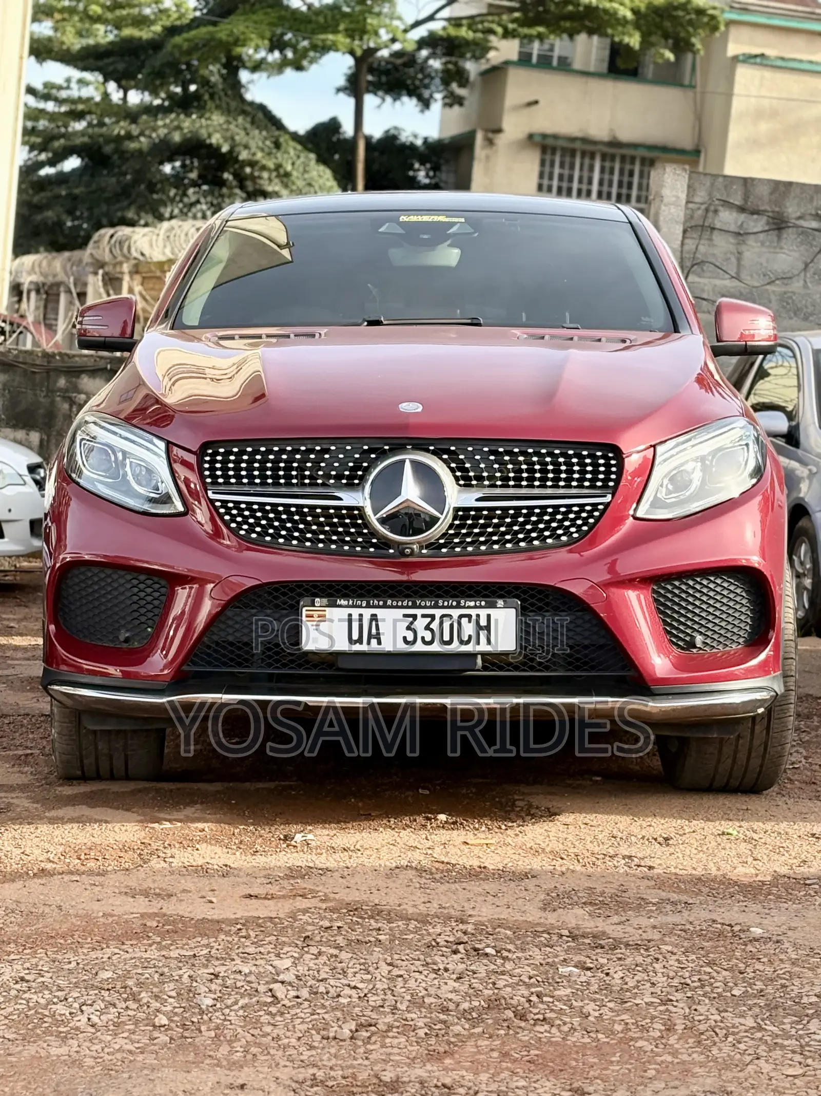 Mercedes-Benz GLE-Class GLE 350d 4MATIC 2017 Red