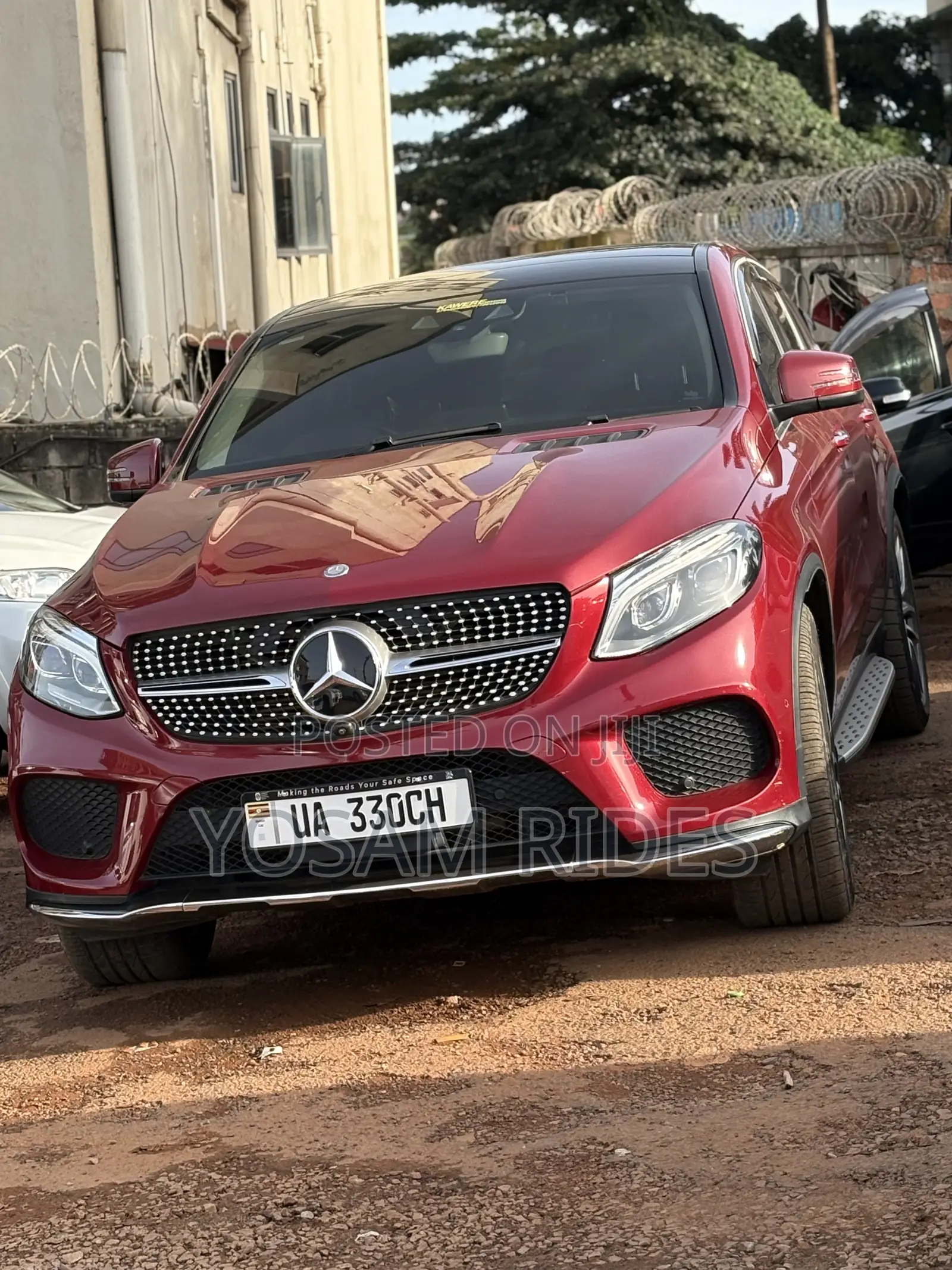 Mercedes-Benz GLE-Class GLE 350d 4MATIC 2017 Red