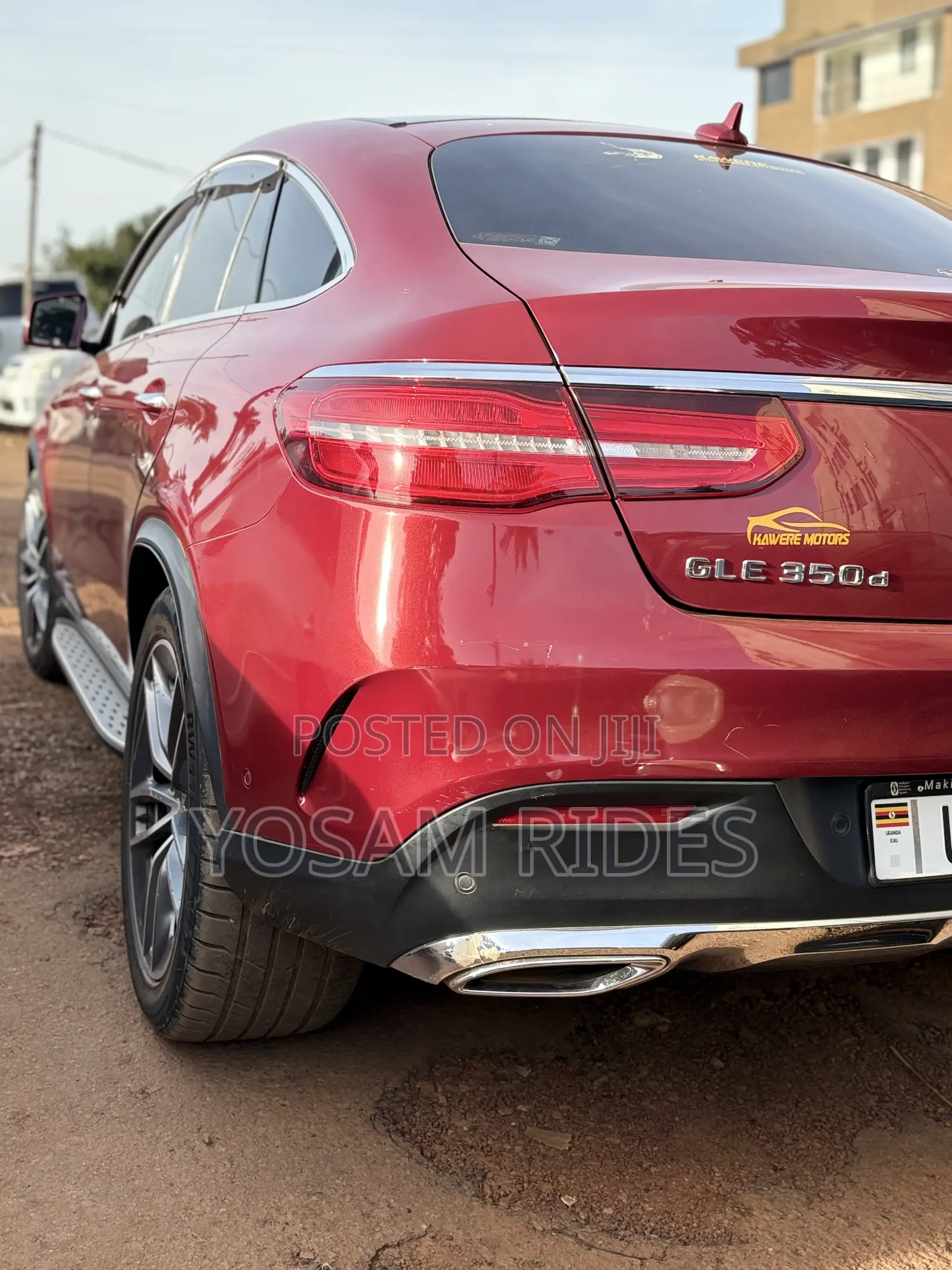 Mercedes-Benz GLE-Class GLE 350d 4MATIC 2017 Red