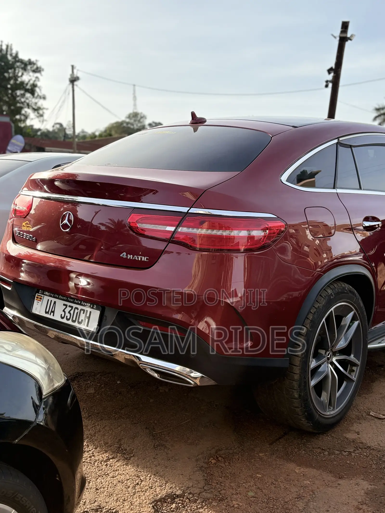 Mercedes-Benz GLE-Class GLE 350d 4MATIC 2017 Red