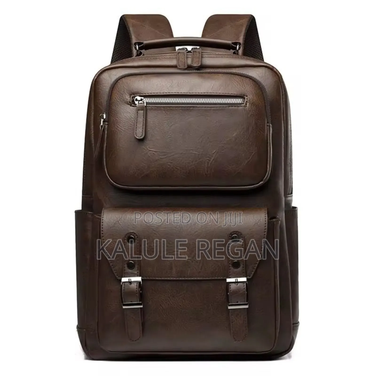 Vintage Leather Laptop Backpack