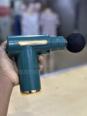 Green Message Gun With Four Massage Heads