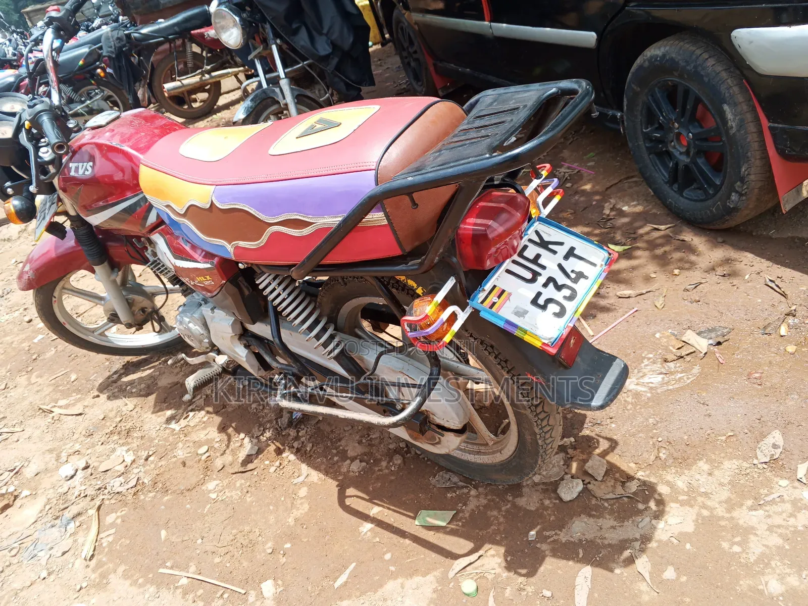 TVS HLX 125 2020 Red