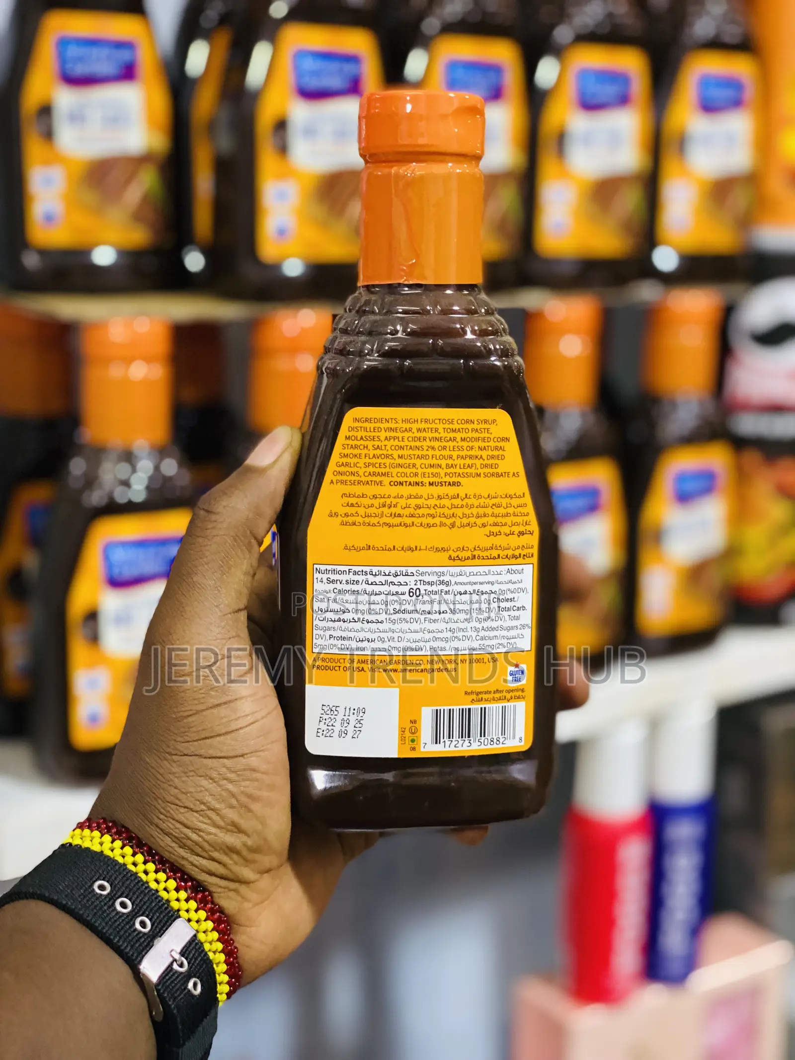 American Garden Original BBQ Sauce.