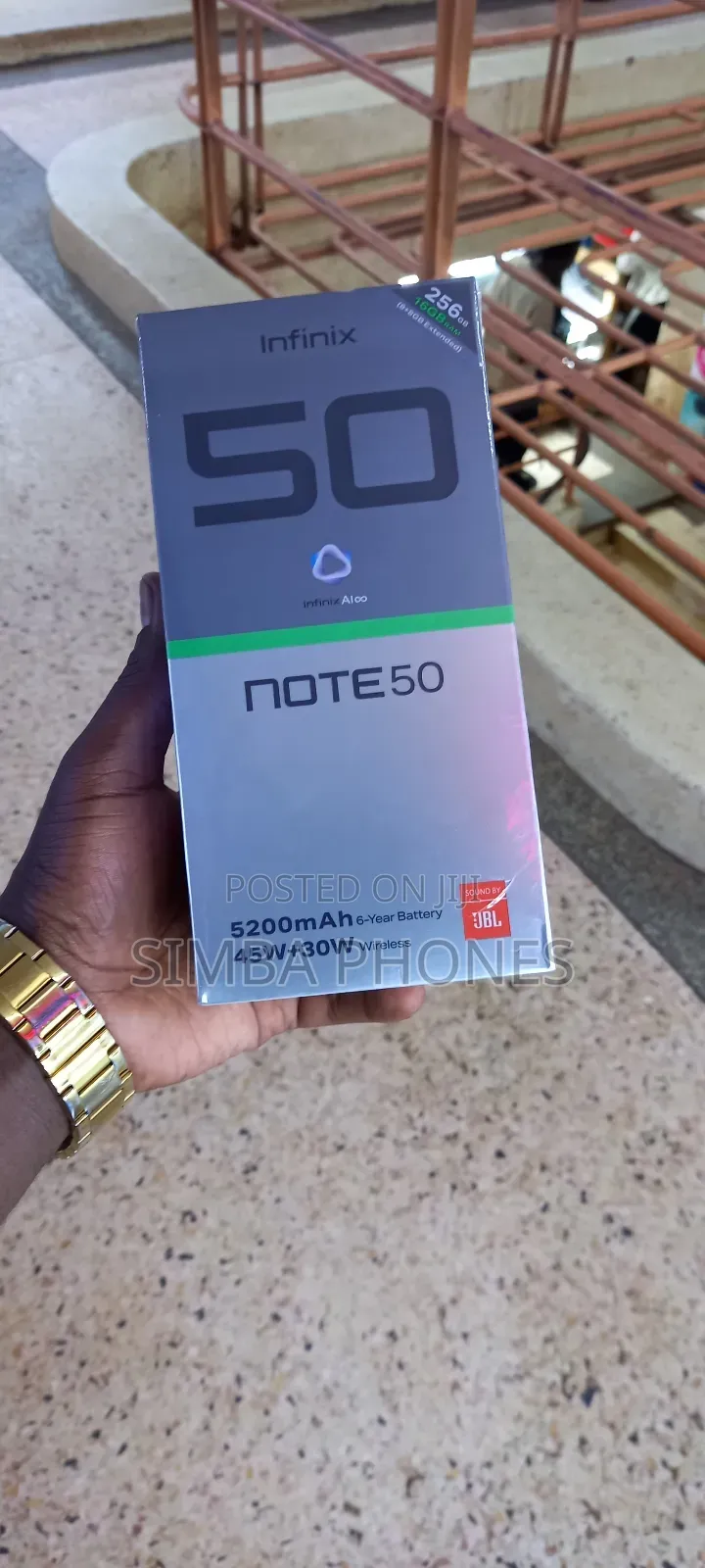 New Infinix Note 50 4G 256 GB Black