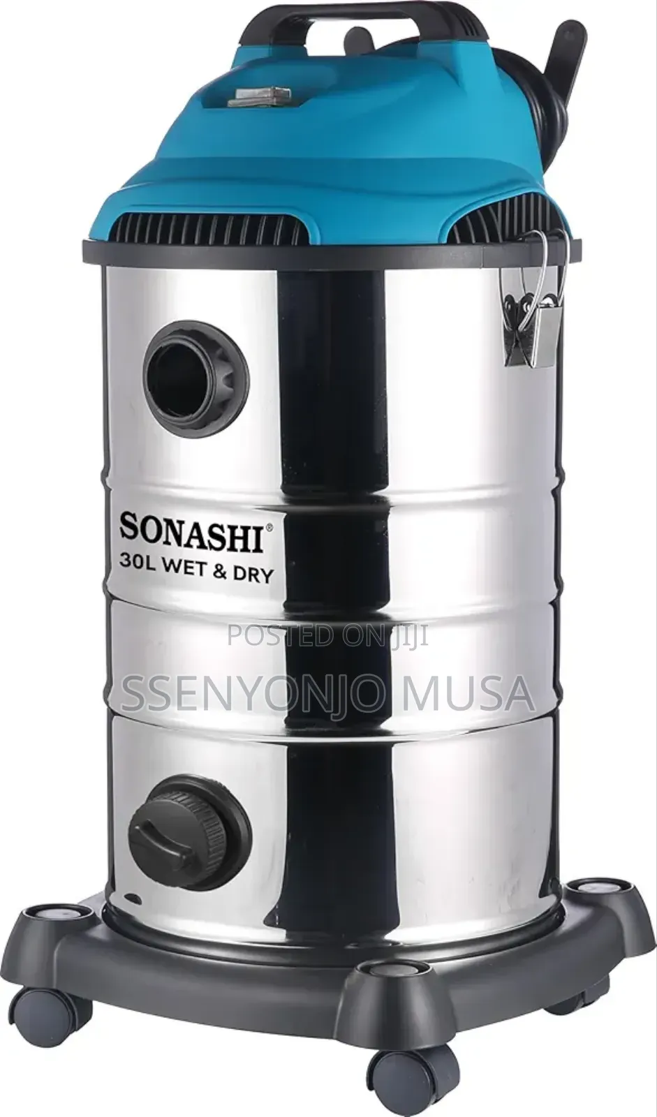 Sonashi 30l Wet Dry Vacuum Cleaner 1600w – Strong Suction, Blow