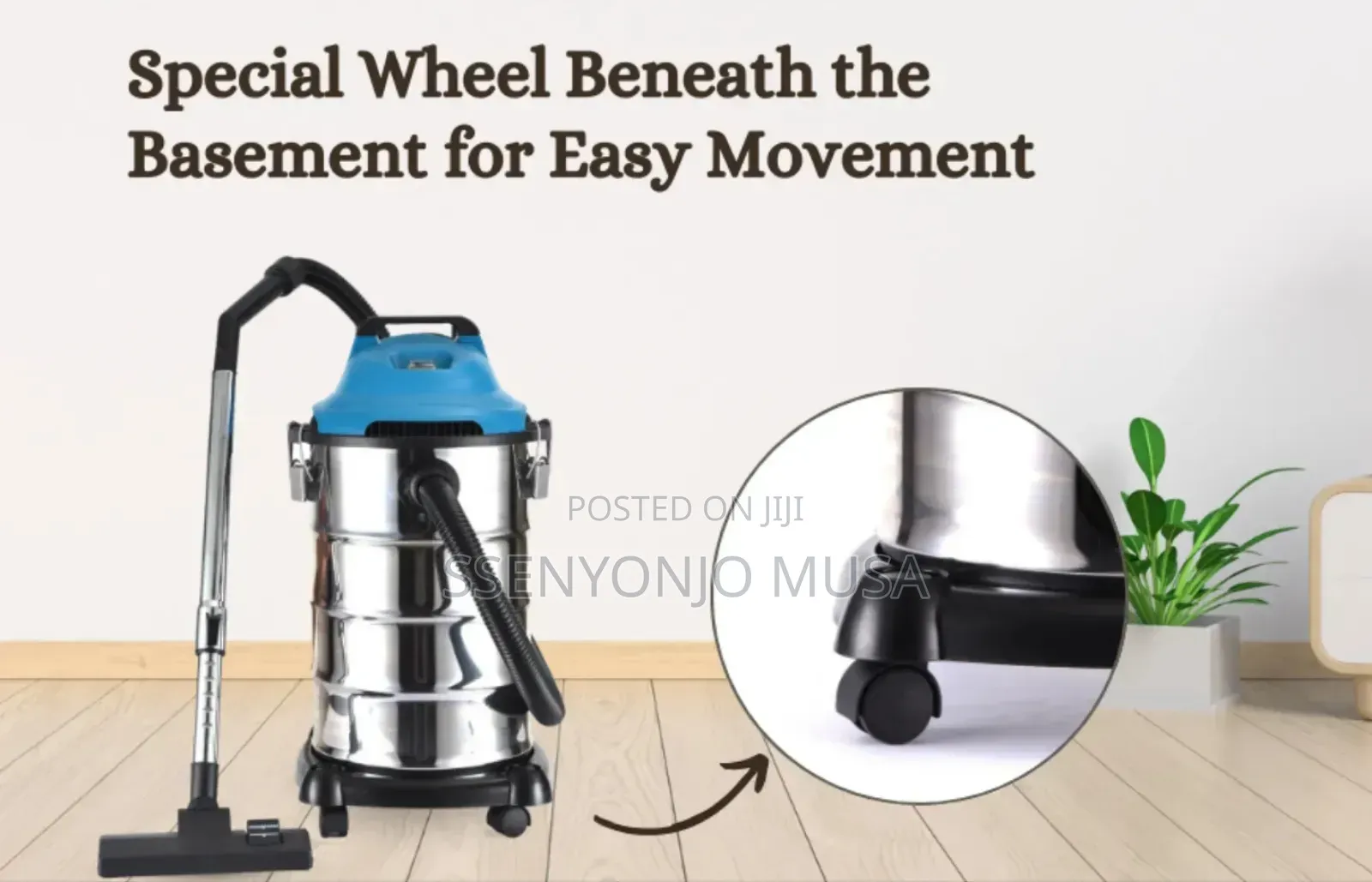 Sonashi 30l Wet Dry Vacuum Cleaner 1600w – Strong Suction, Blow