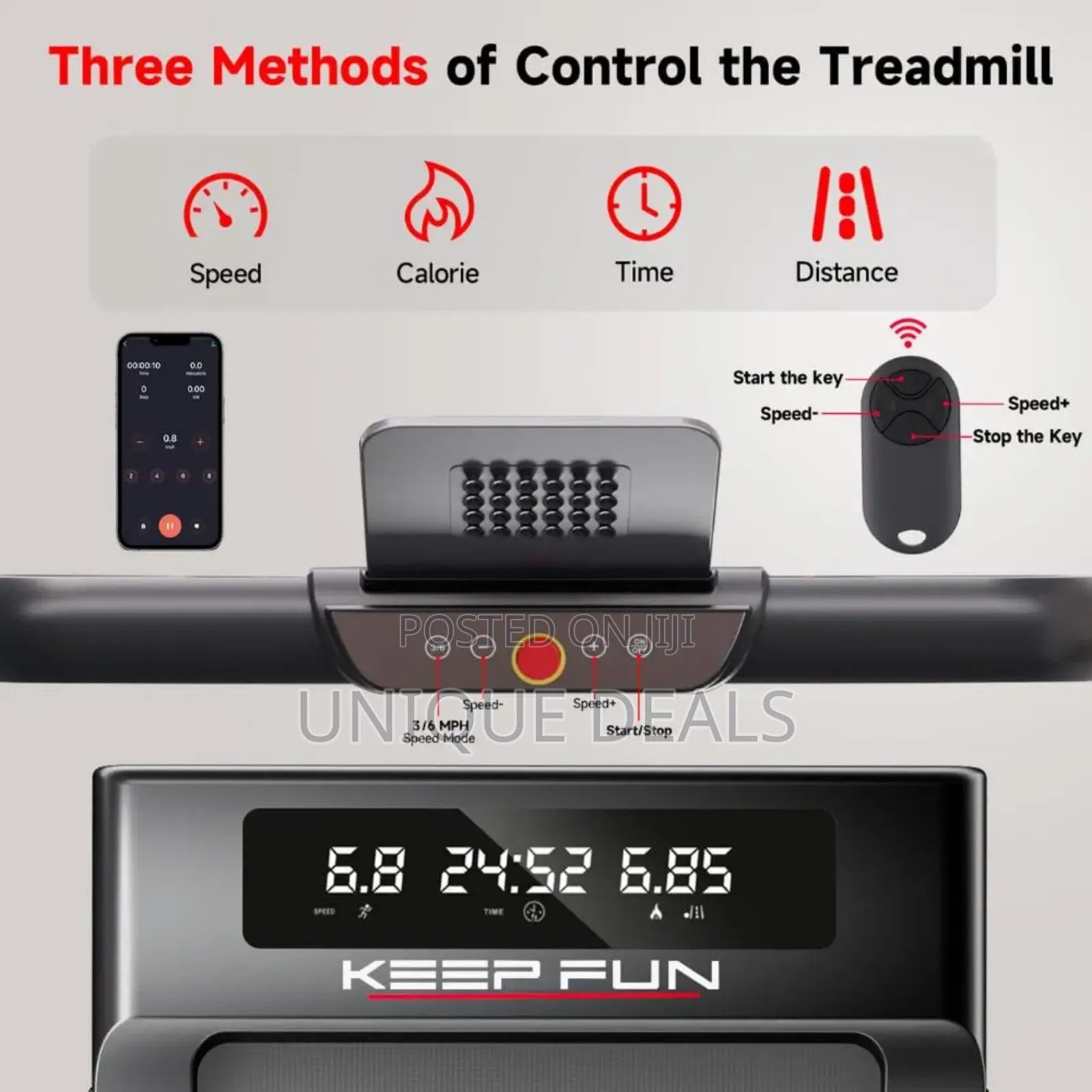 Foldable Treadmill 3 in 1 Walking Pad 2.5hp Under Desk Treadmill