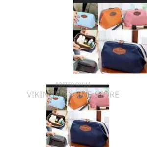Makeup Bag Cosmetic Pouch Travel Organizer Toiletry Clutch -May Vary