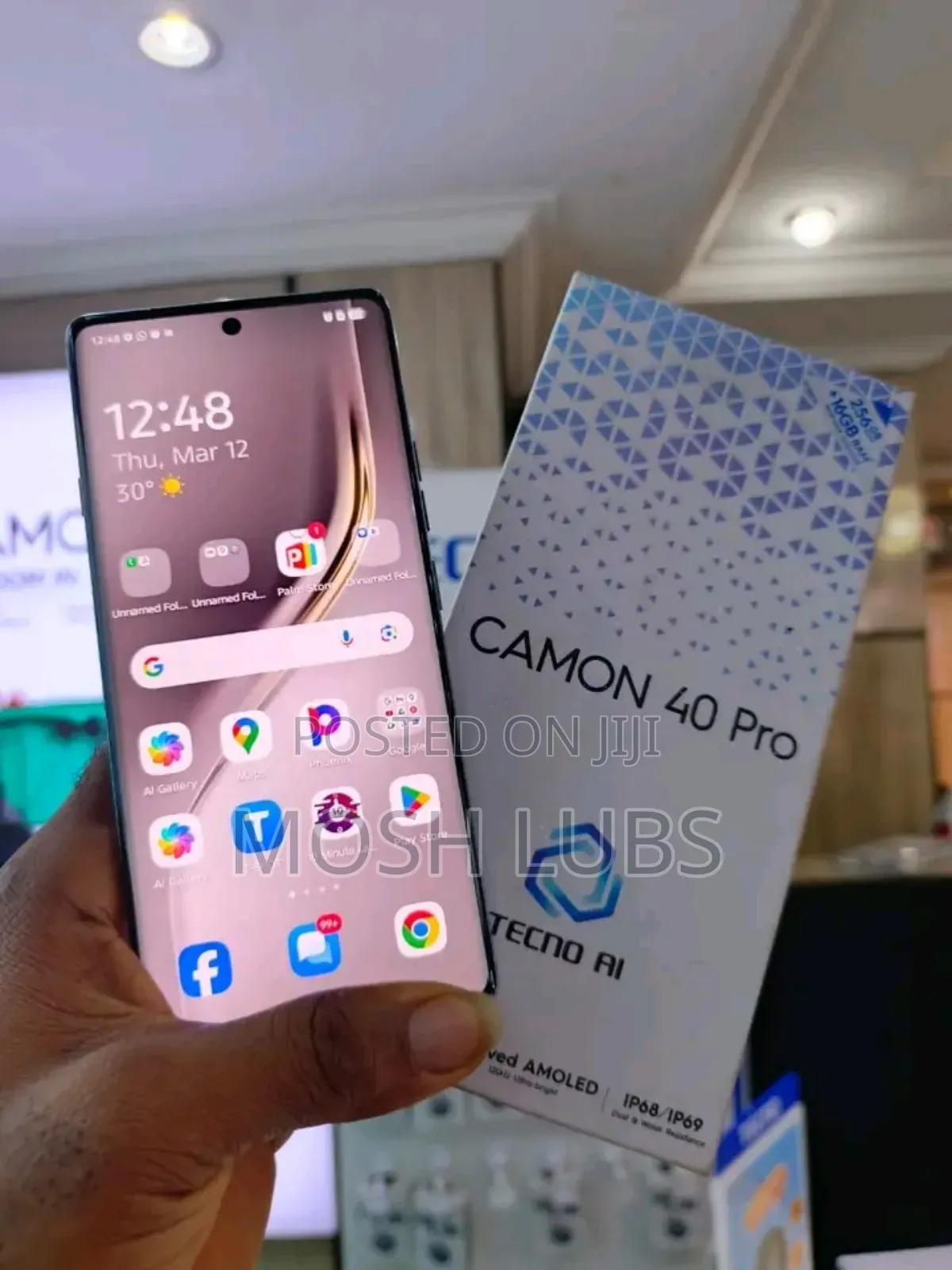 New Tecno Camon 40 Pro 5G 256 GB Gray