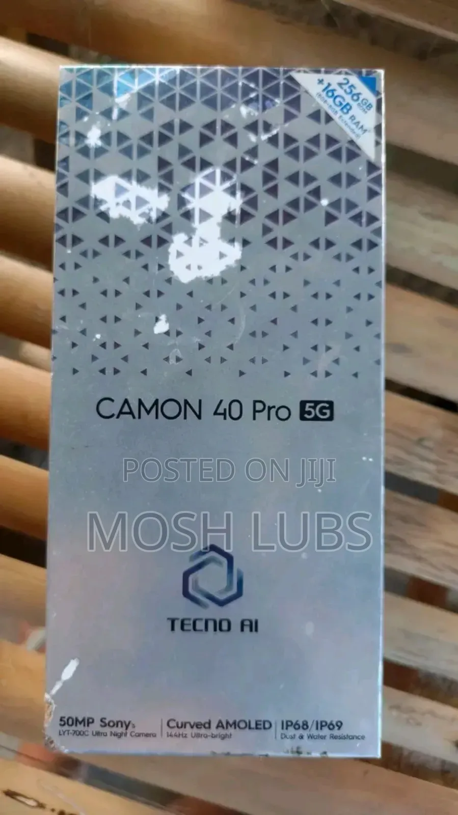 New Tecno Camon 40 Pro 5G 256 GB Gray