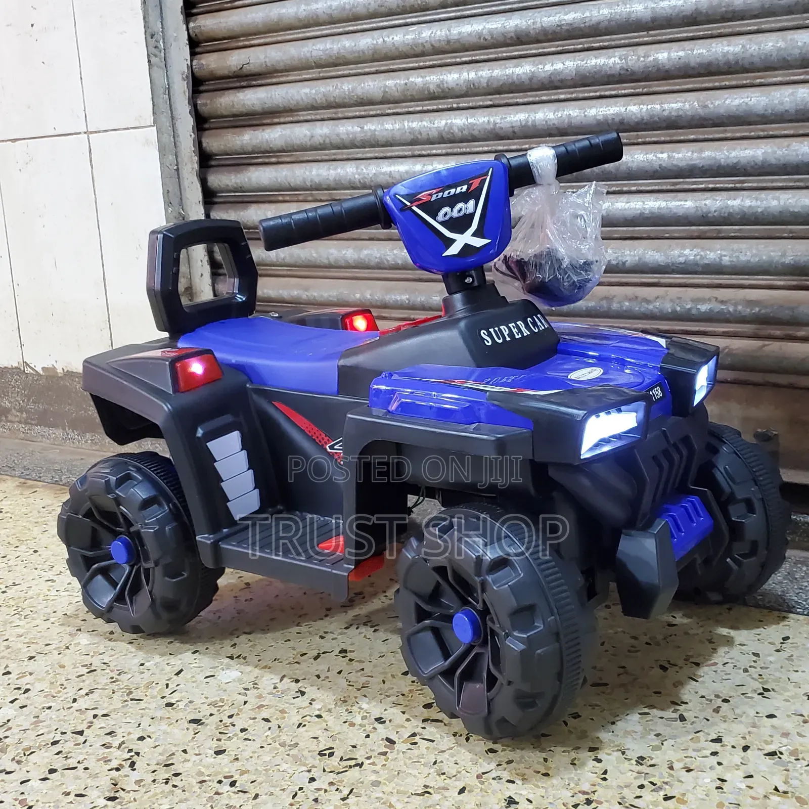 Blue Super Car