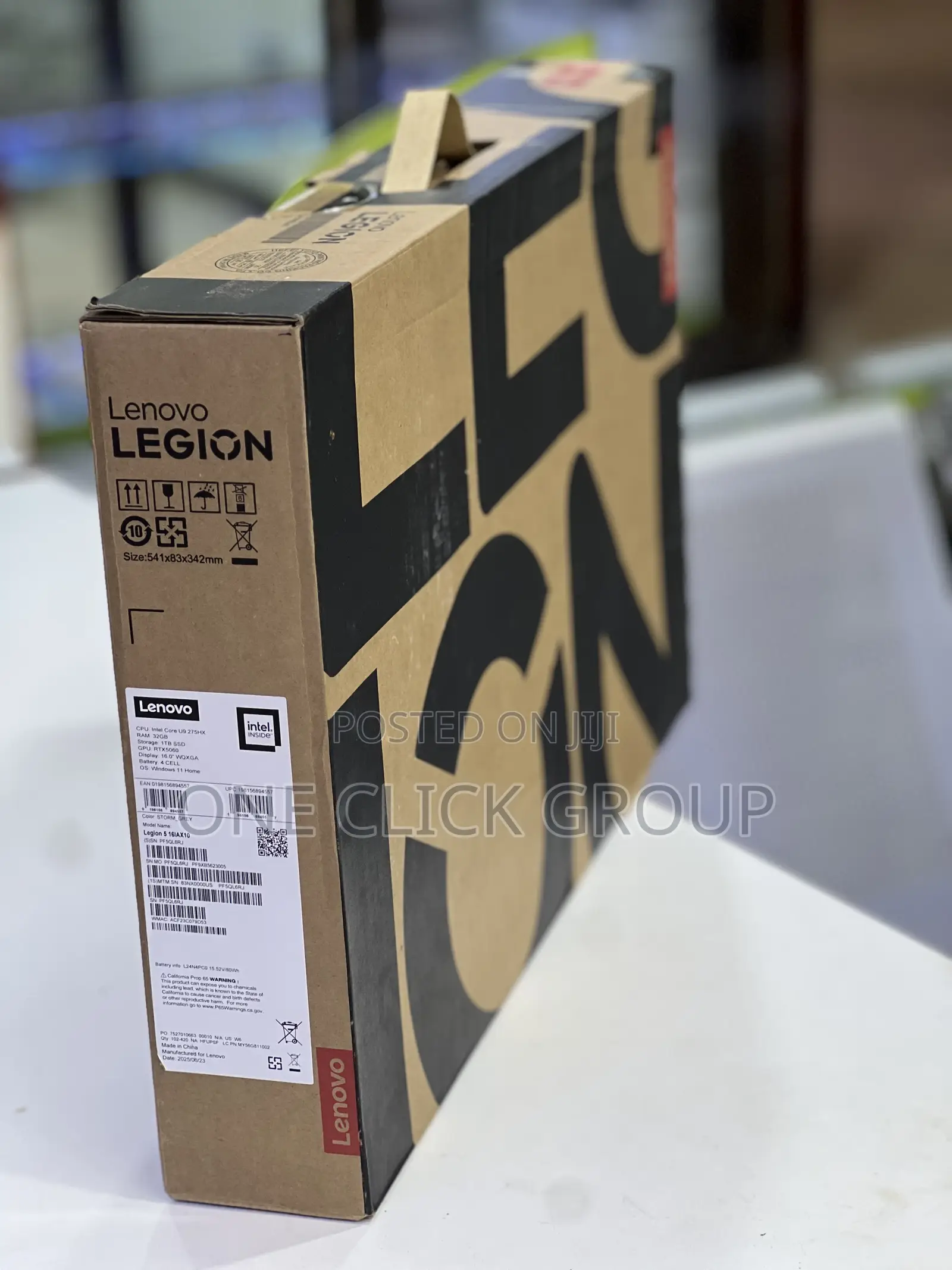 New Laptop Lenovo Legion 5 32GB Intel Core Ultra 7 SSHD+SSD 512GB