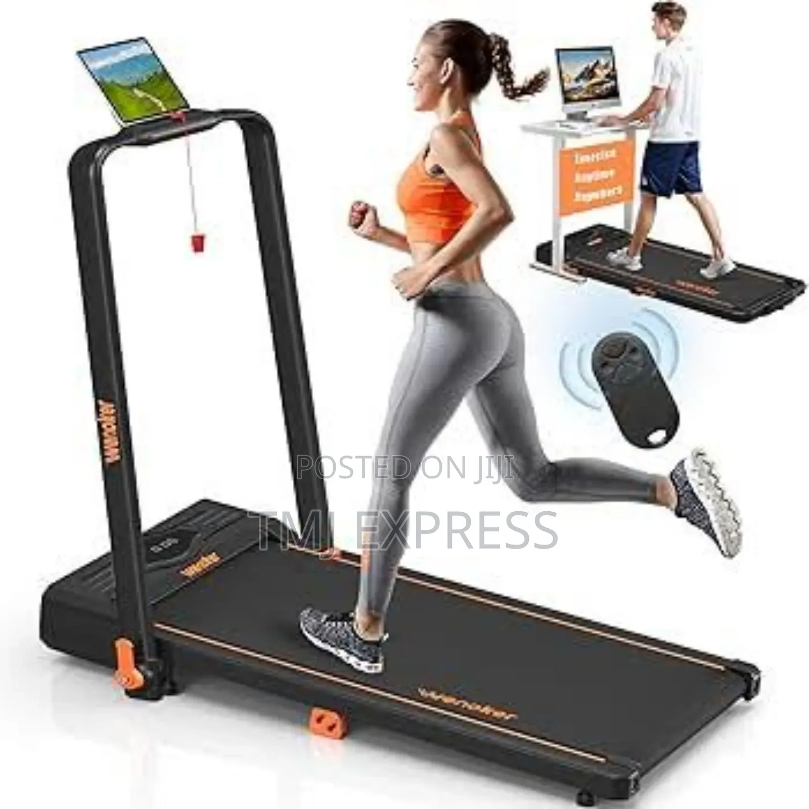 2 In 1 Walking Pad Treadmill