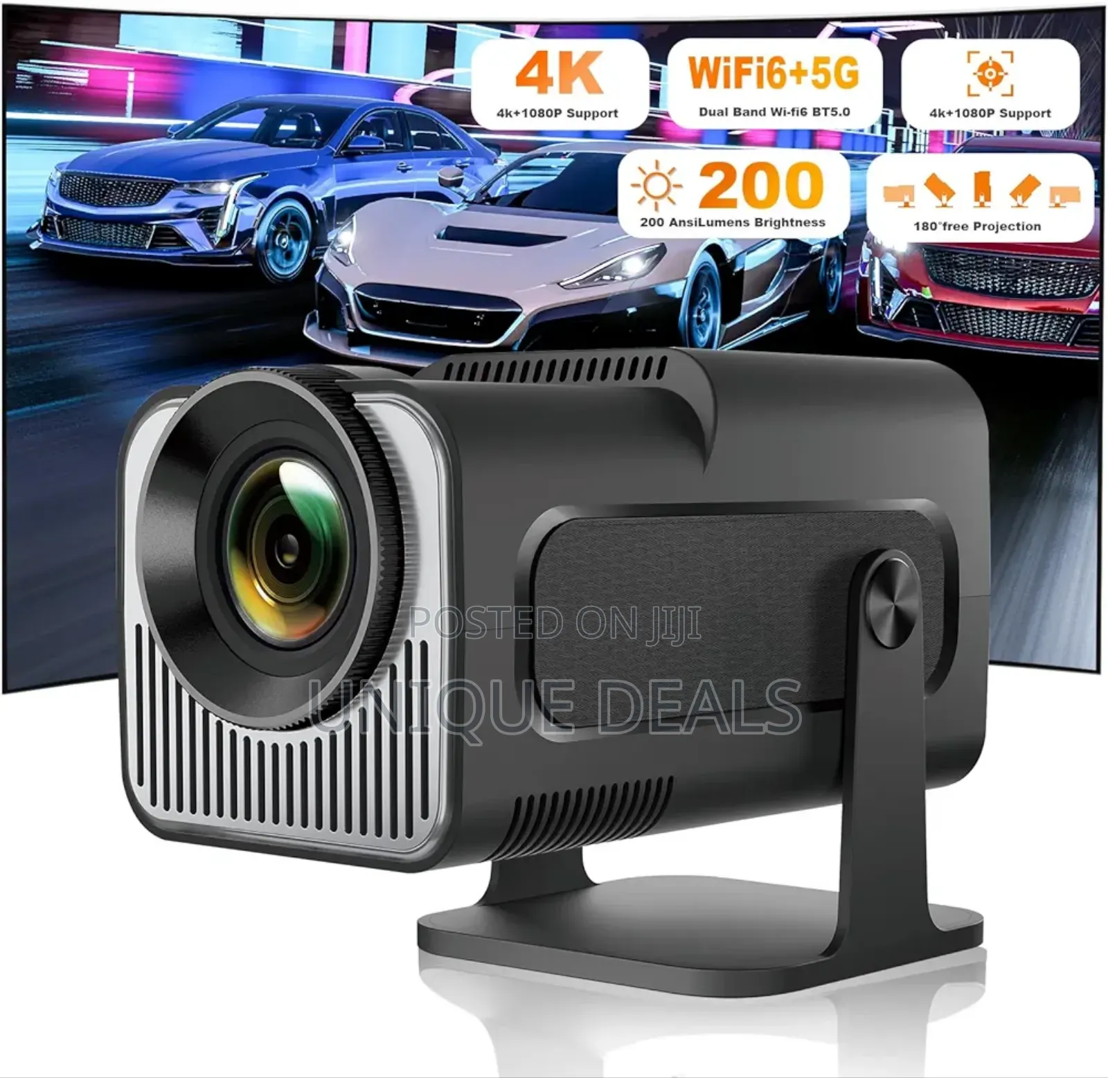 Mini Projector,Hy320 Mini Portable Projector