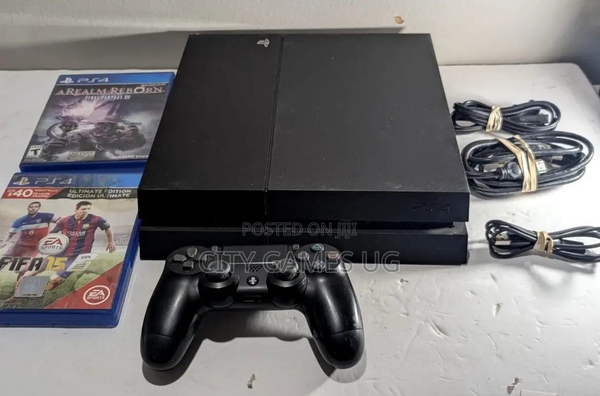 Sony Ps4 500gb Tested-Controller + Cables + 8 Games–Ready to Play