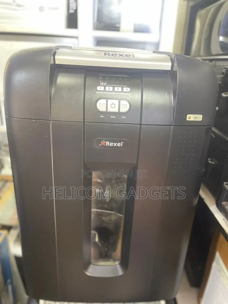 Rexel 40l Auto Feed 300x 300 Sheet Cross Cut Paper Shredder