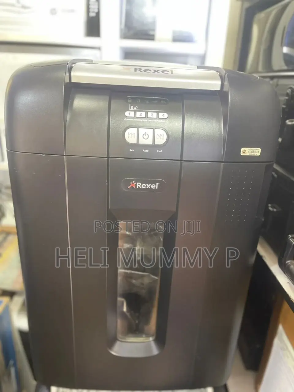 Rexel 40l Auto Feed 300x 300 Sheet Cross Cut Paper Shredder