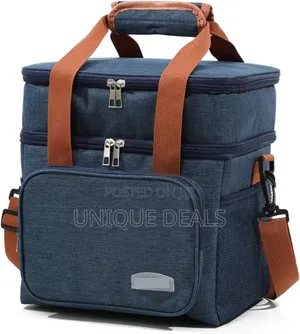 Picnic Bag Organizer Double-Layer Lunch Bag