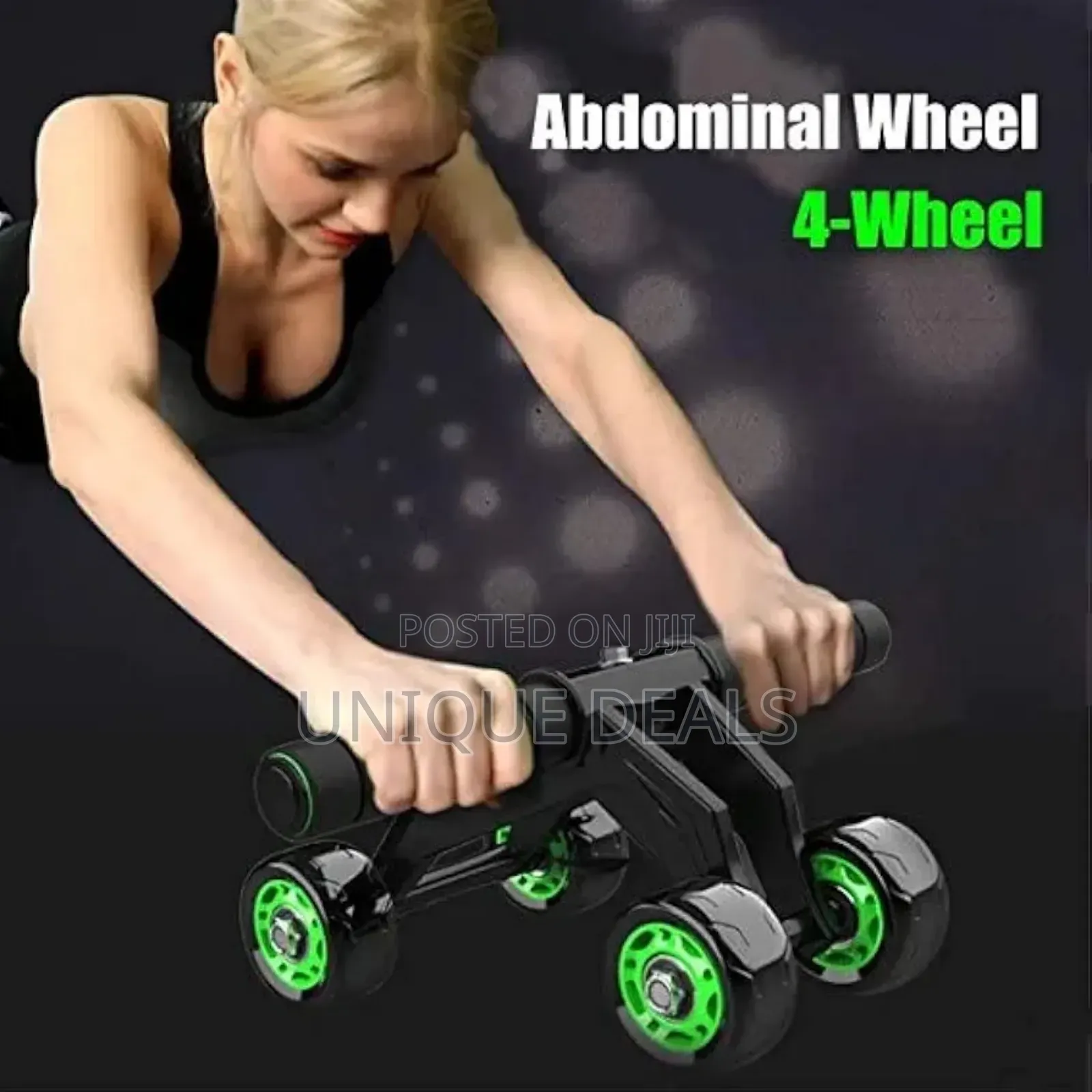 4 Wheel Upgraded Ab Wheel Roller for 6 Pack Abs