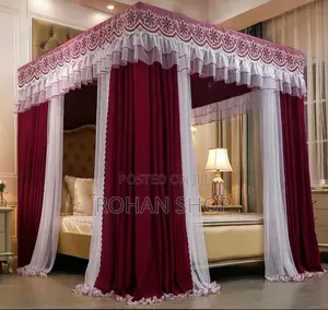 4 Stands Curtain Rail Mosquito Net
