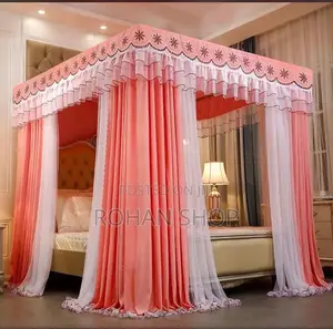 4 Stands Curtain Rail Mosquito Net