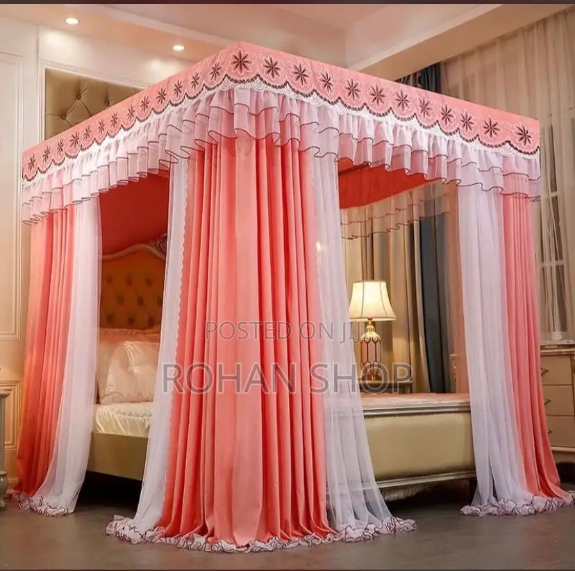 4 Stands Curtain Rail Mosquito Net