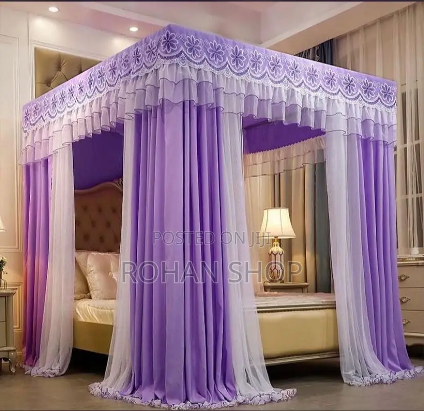 4 Stands Curtain Rail Mosquito Net