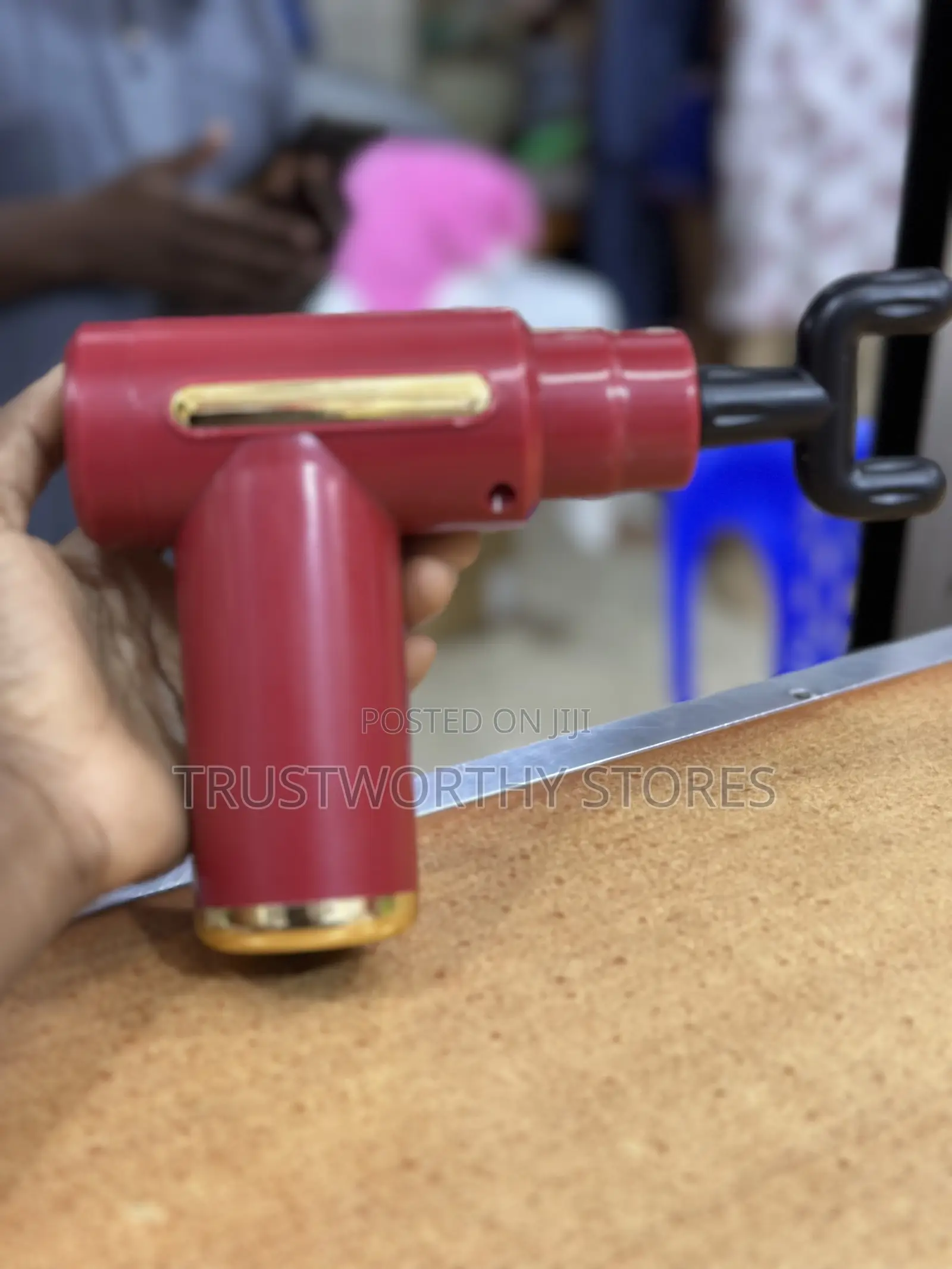 Long Last Battery Massage Gun - Maroon