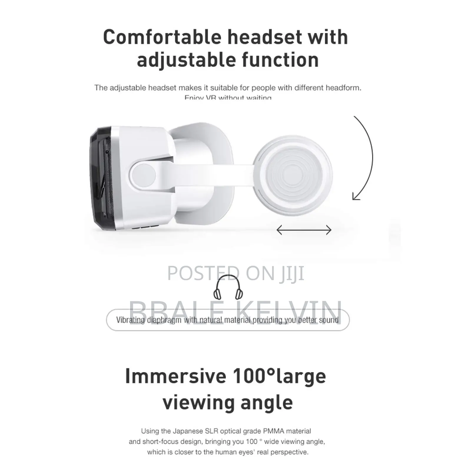 Vr Shinecon G04bs Vr Glasses 3d Virtual Reality With Bluetooth Headset