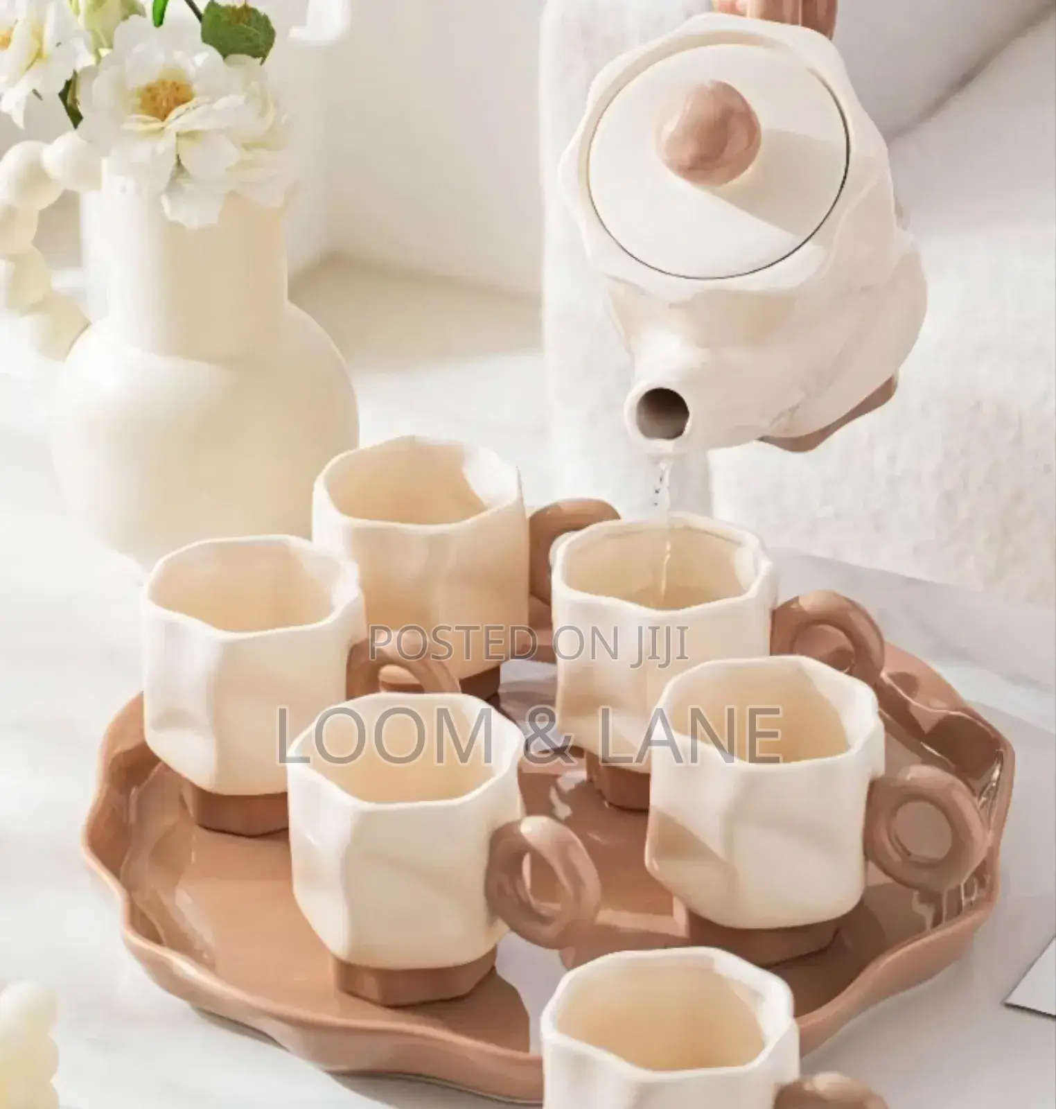 8pcs Modern Tea Coffee Ceramic Set