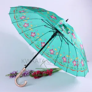 (Pack Of 12) Special Sun Protection Printed Umbrella